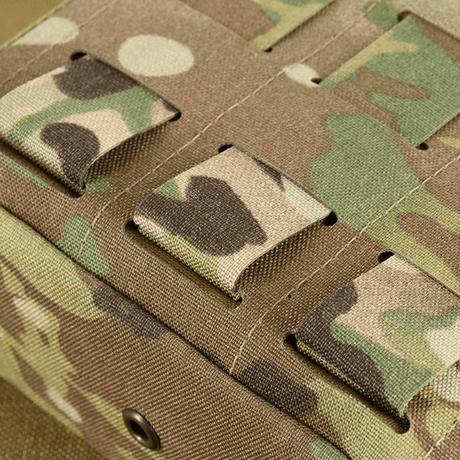 M-Tac Utility Pouch Elite Small MOLLE-liitännällä maastokuvioisessa Cordura 500D -materiaalissa, sopii varusteiden säilytykseen ja kuljetukseen.