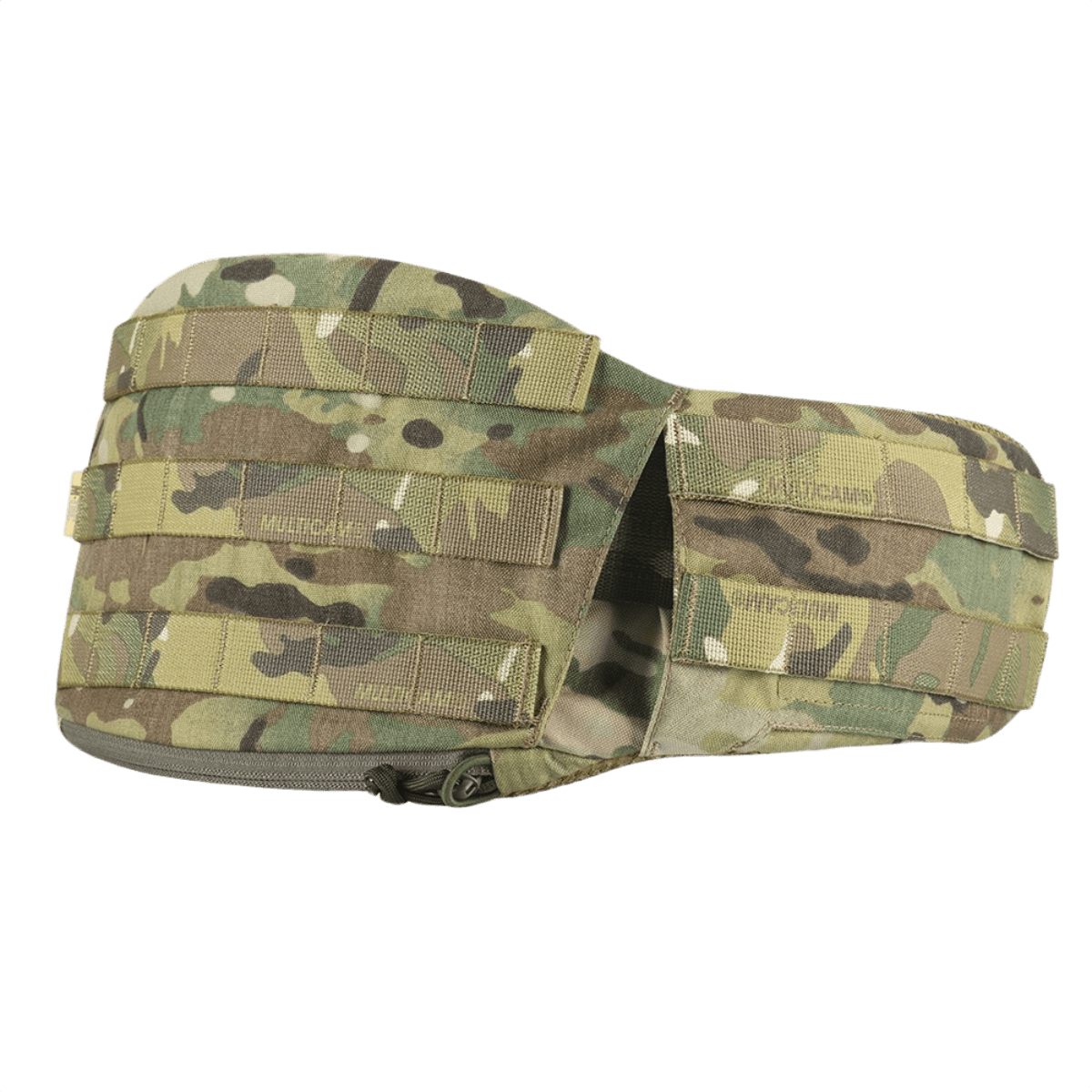 M-Tac War Belt ARMOR maastokuviossa MOLLE-webbingillä, taktinen vyösuunnittelu taistelutehtäviin, Cordura 500D.