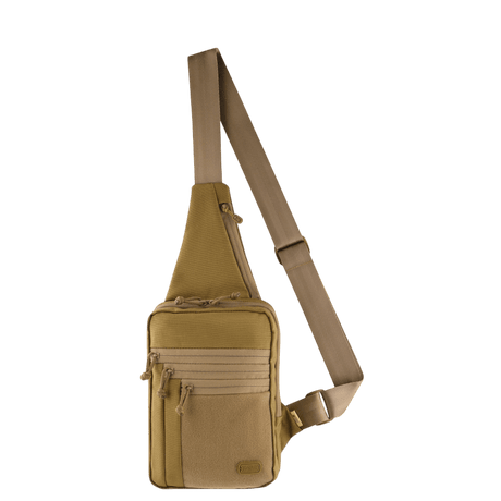 M-Tac Carry Sling Taske Elite Gen.IV, khaki, kestävä nylon ja säädettävä olkahihna, galleria, positio 1