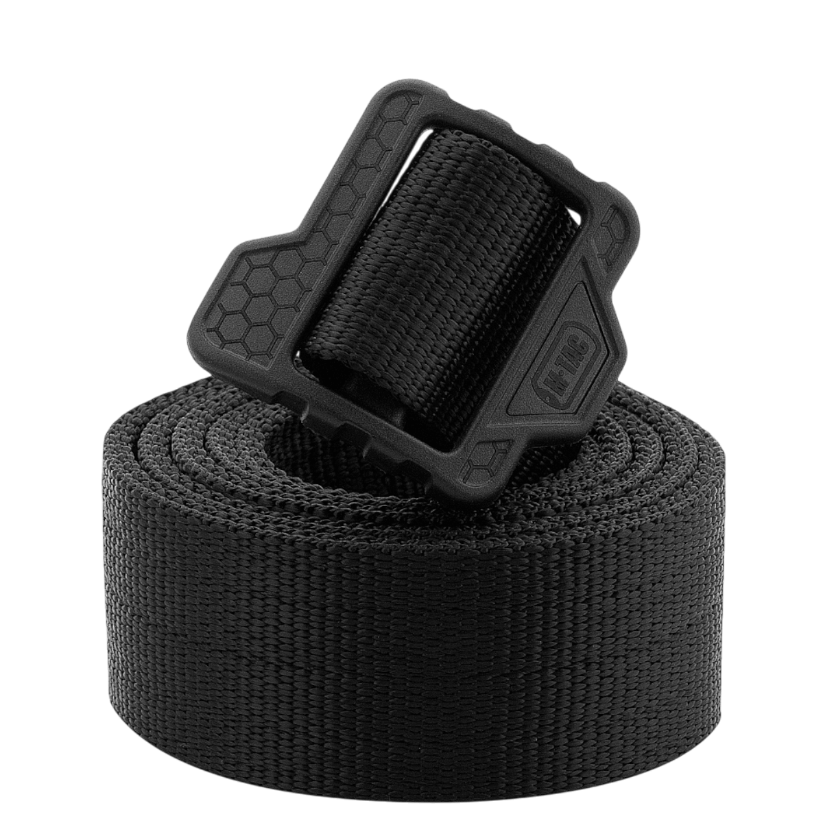M-Tac Double Duty Taktisk Bælte Hex, musta nylon, kulutusta kestävä kudonta ja vahva solki, mallikuva, galleria, sijainti 1.