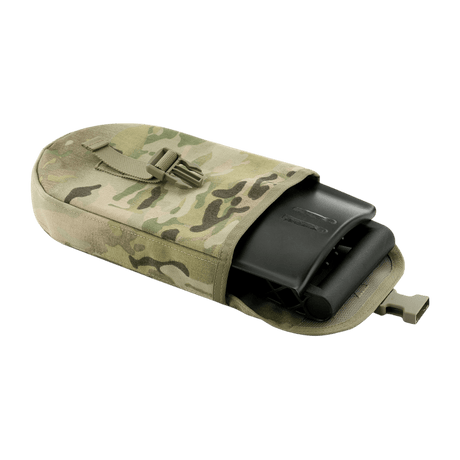 M-Tac taittolapion kotelo Multicam – kestävä taktinen MOLLE-pussi taittolapiolle, valmistettu CORDURA 1000D.