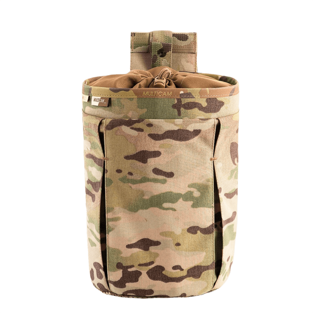 M-Tac Mag Drop Pouch Elite MOLLE-kiinnityksellä maastokuvioituna.
