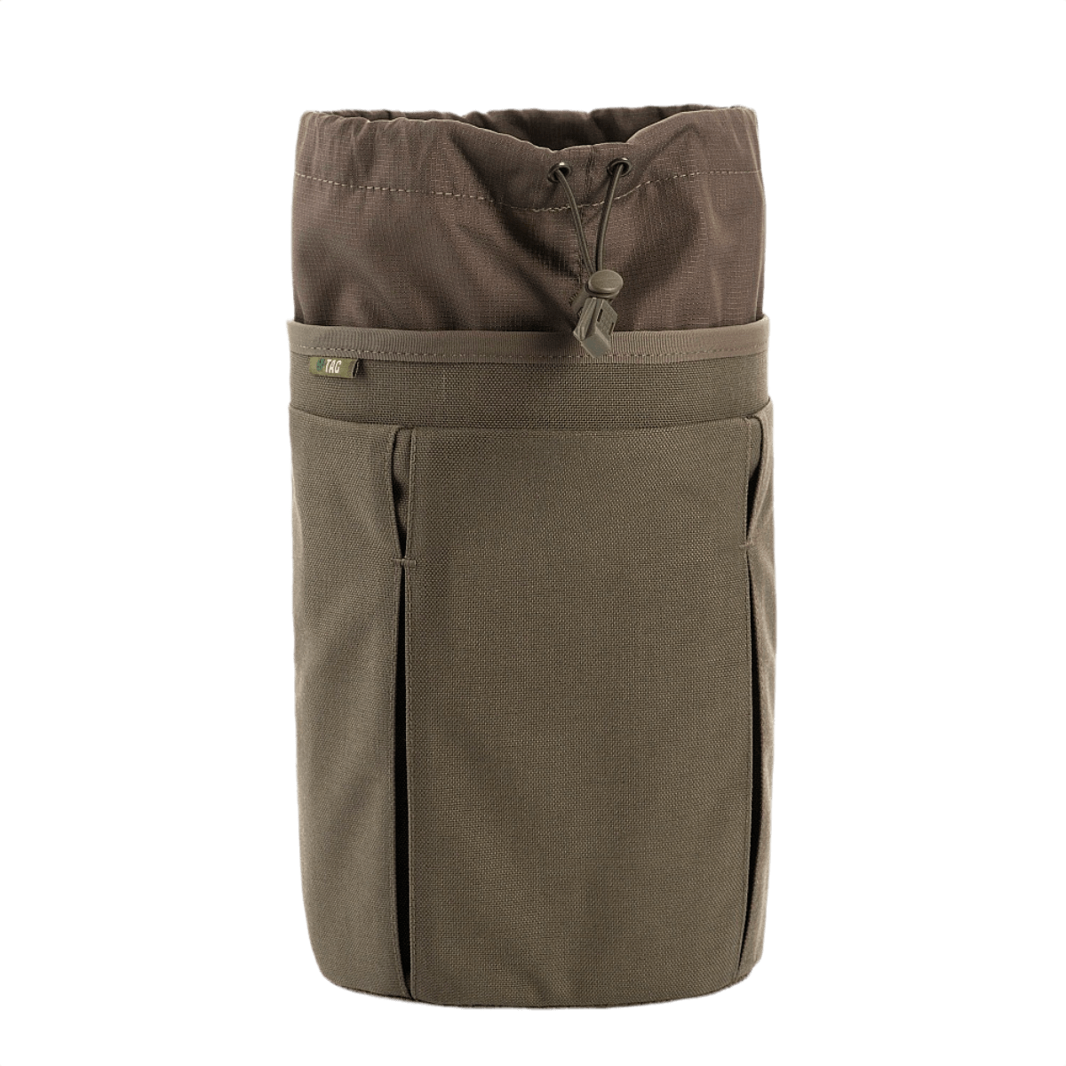 M-Tac Mag Drop Pouch Elite nopeaan lippaiden vaihtoon MOLLE-kiinnityksillä, armeijanruskea väri, varusteiden turvallinen kiinnitys.