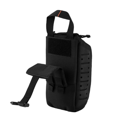 M-Tac Medical Pouch Elite Rip Off musta taktinen ensiapupussi rip off -mallilla nopeaan pääsyyn akuuteissa tilanteissa.