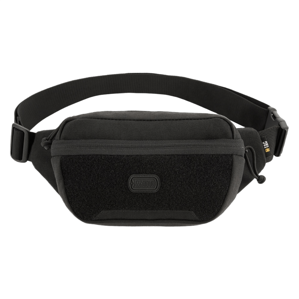 M-Tac Tactical Waist Bag Gen.II Elite mustana, suunniteltu taktiseen käyttöön. Vyölaukku Cordura 1000D -materiaalista