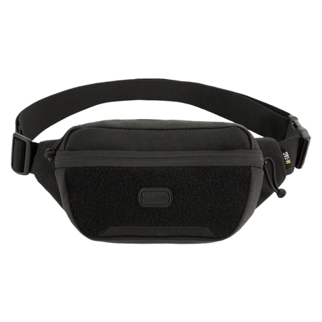 M-Tac Tactical Waist Bag Gen.II Elite mustana, suunniteltu taktiseen käyttöön. Vyölaukku Cordura 1000D -materiaalista