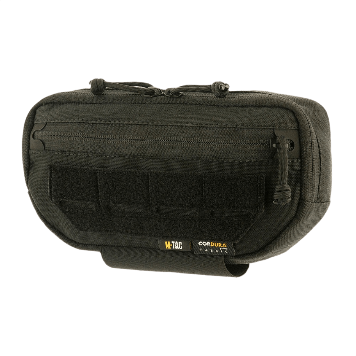 M-Tac Plate Carrier Lower Accessory Pouch Gen.II Elite kestävässä Cordura 1000D:ssä, kiinnitettävä plate carrierin alle lisätoiminnallisuutta varten.