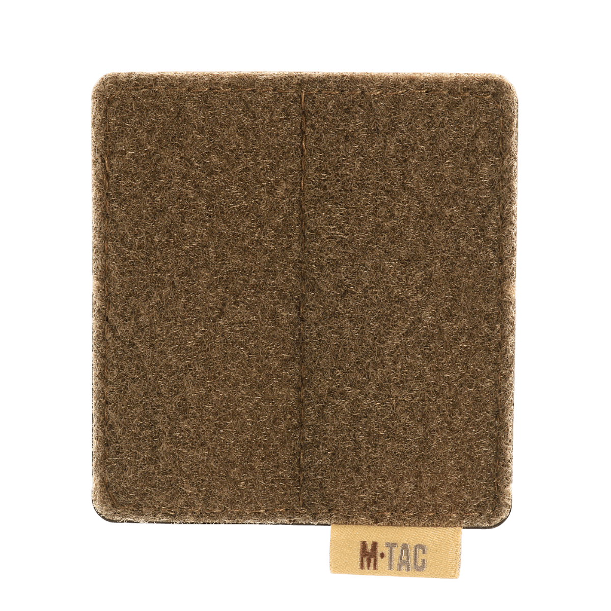 M-Tac-paneeli patchien kiinnitykseen MOLLEen 80x85 mm, hook & loop -pinta ja muovialusta, sopii MOLLE-järjestelmiin.