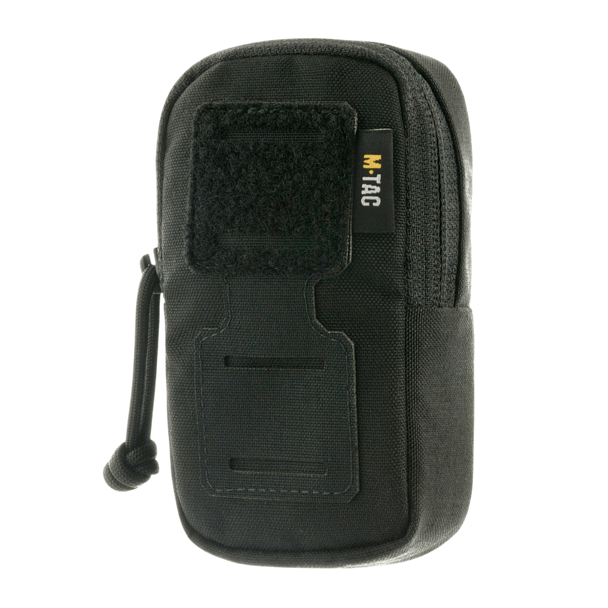 M-Tac PC Utility Pouch Elite musta, MOLLE-liitännällä ja Velcro-paneelilla, valmistettu 500D Cordura:sta taktiseen käyttöön