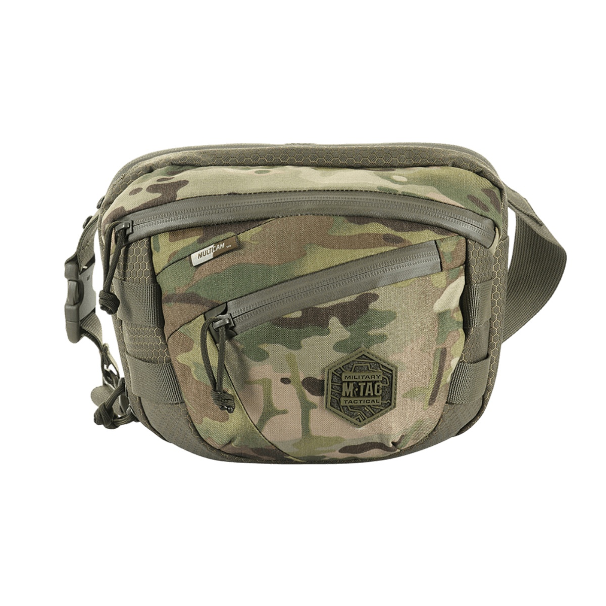 M-Tac Sphaera Hex Hardsling Taske Gen.II Elite camouflage, kompakti ja toiminnallinen laukku Cordura-kankaalla ja säädettävällä olkahihnalla.