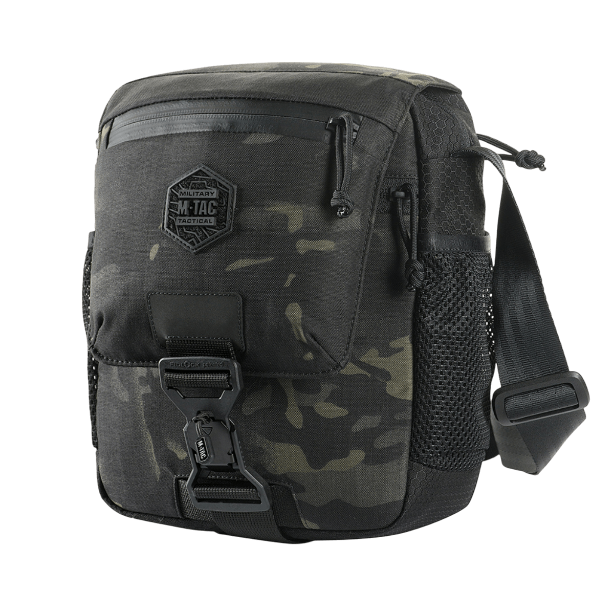 M-Tac Satellite Magnet -laukku Elite Hex camokuvioinnilla ja magneettisella Fidlock-lukolla.