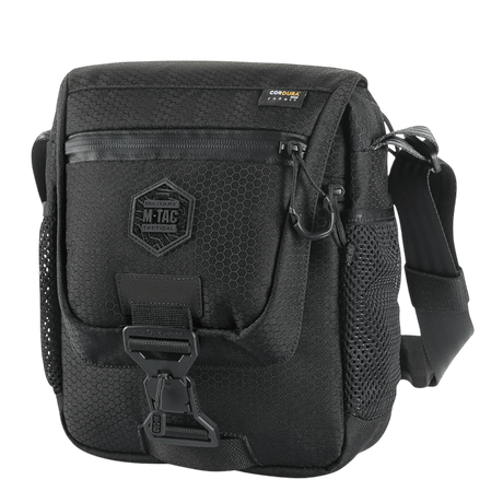 M-Tac Satellite Magnettaske Gen. II Elite Hex, musta Cordura Hex, magneettilukitus, tablettimuotoilu ja NIJ-sertifiointi, galleria-asento 1.