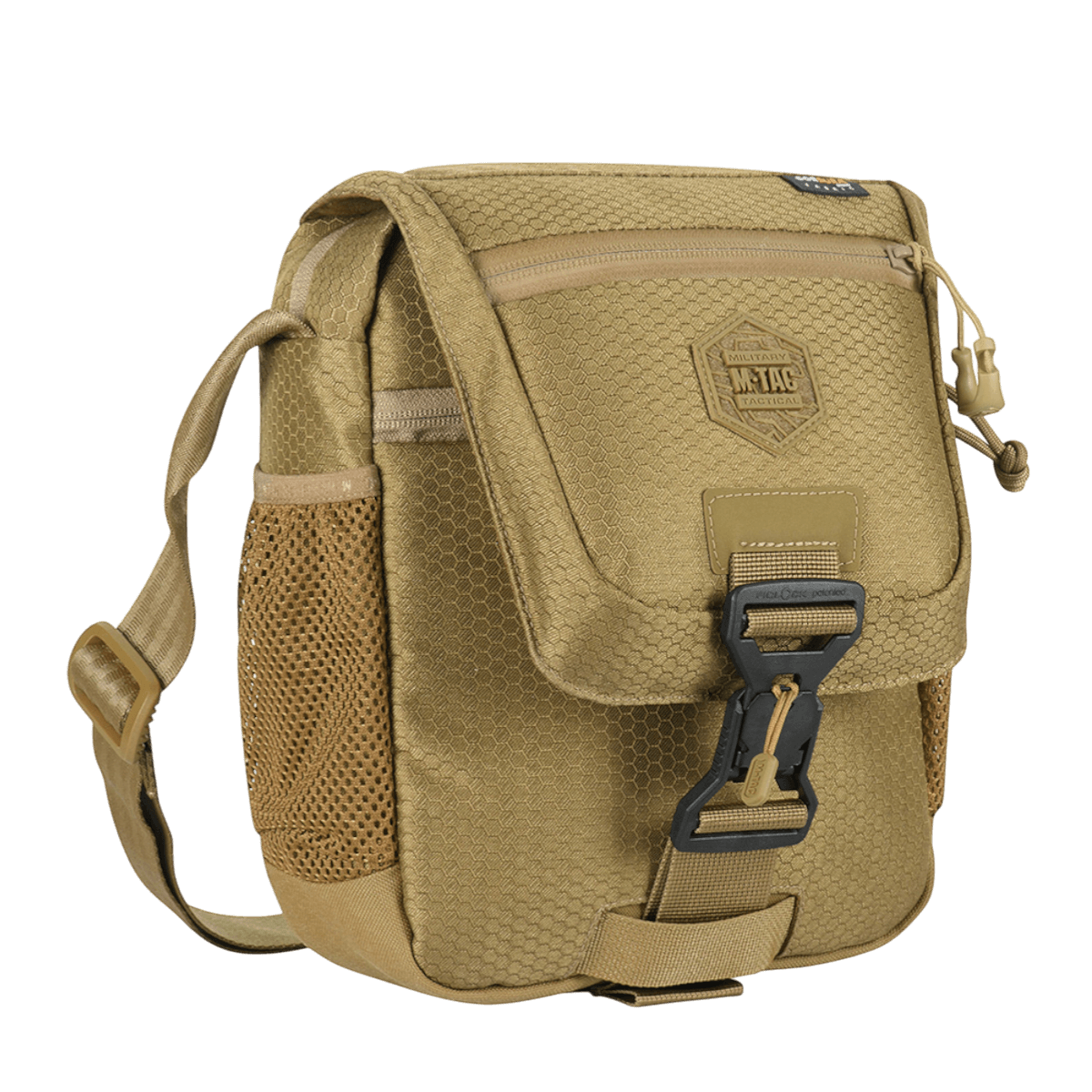 M-Tac Satellite Magnettaske Gen. II Elite Hex, Cordura Hex, NIJ-sertifiointi, monitoiminen organizer ja säädettävä remmi, galleria-asento 1.