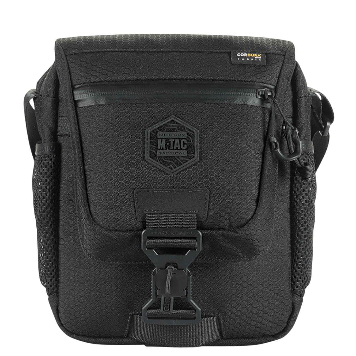 M-Tac Satellite Magnettaske Gen. II Elite Hex, musta Cordura Hex, magneettilukitus, tablettimuotoilu ja NIJ-sertifiointi, galleria-asento 1.