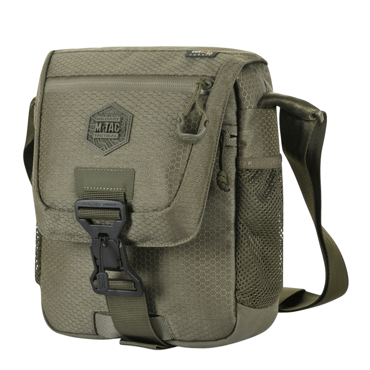 M-Tac Satellite Magnettaske Gen. II Elite Hex, kestävä Cordura-organizer, magneettisuljin, YKK-vetoketjut, päivittäiseen käyttöön ja piilotettuun aseenkantoon.