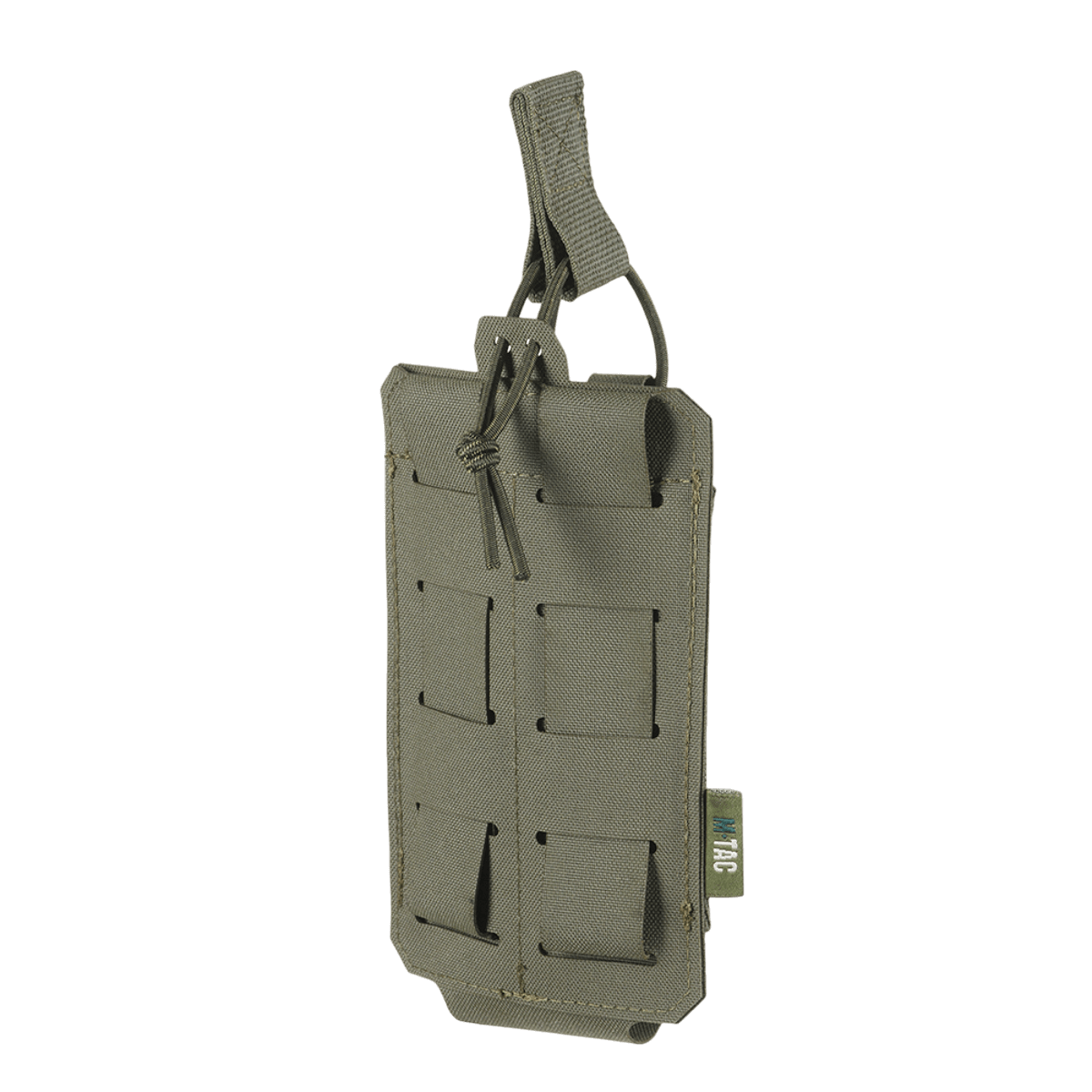 M‑Tac Elastinen Single Magazine Pouch Elite AK/AR-lipalle, Cordura 500D, yhteensopiva MOLLE Laser Cut -kiinnitysjärjestelmän kanssa