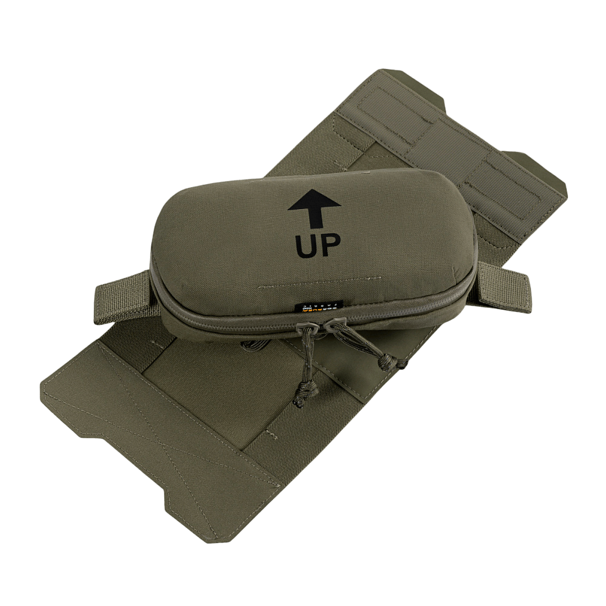 M‑Tac Horizontal Medical Pouch Elite Cordura 500D:llä, YKK AquaGuard -vetoketjulla ja käytännöllisellä järjestäjällä. Sopii kenttämedisiin.