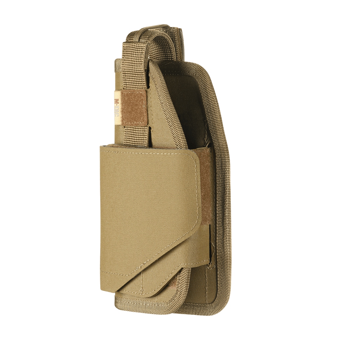 M-Tac Universal taktinen kotelo Elite vasen laminoitu Cordura 500D, kokosäätö, NIJ-sertifiointi, galleria-asento 1.
