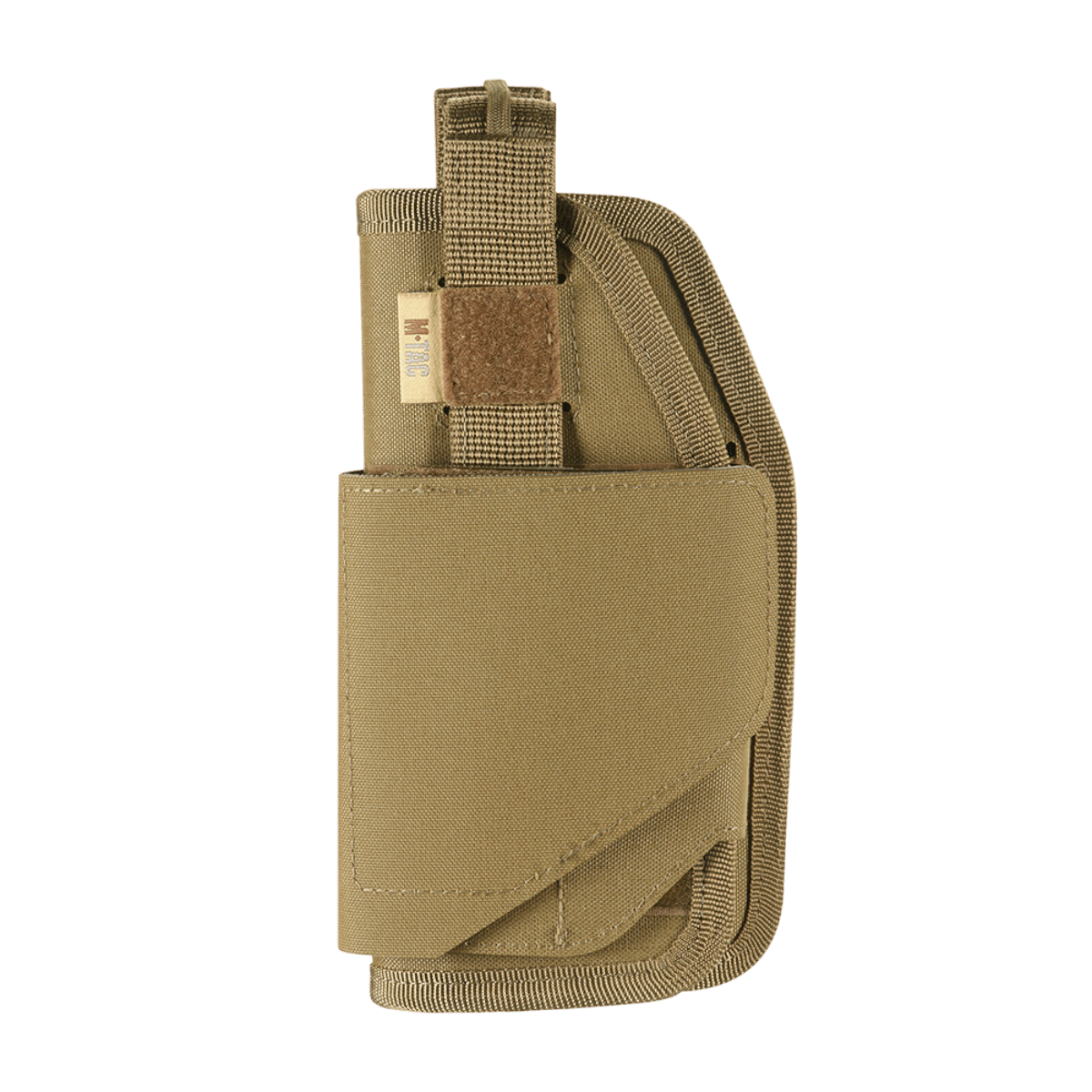 M-Tac Universal taktinen kotelo Elite vasen laminoitu Cordura 500D, säädettävä koko, NIJ-sertifiointi, galleria-asento 1.