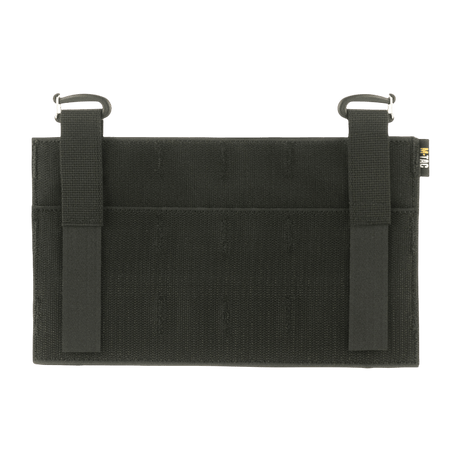 M‑Tac Front Panel Cuirass QRS, kompakti etupaneeli MOLLE-järjestelmällä ja Woojin-koukuilla, sotilaskäyttöön.