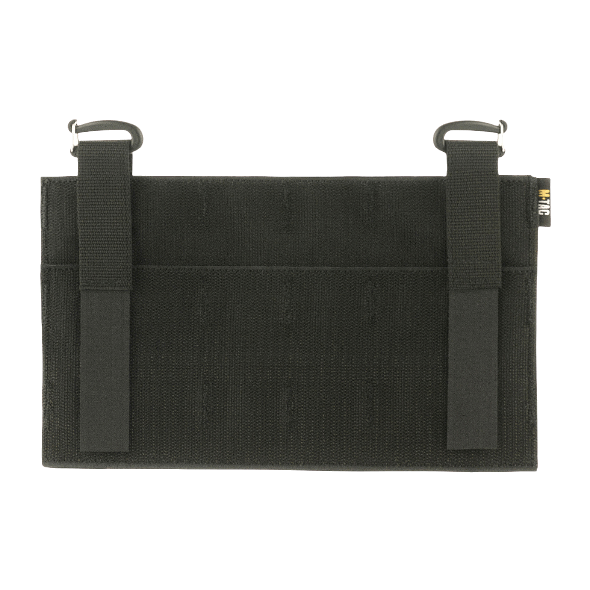 M‑Tac Front Panel Cuirass QRS, kompakti etupaneeli MOLLE-järjestelmällä ja Woojin-koukuilla, sotilaskäyttöön.
