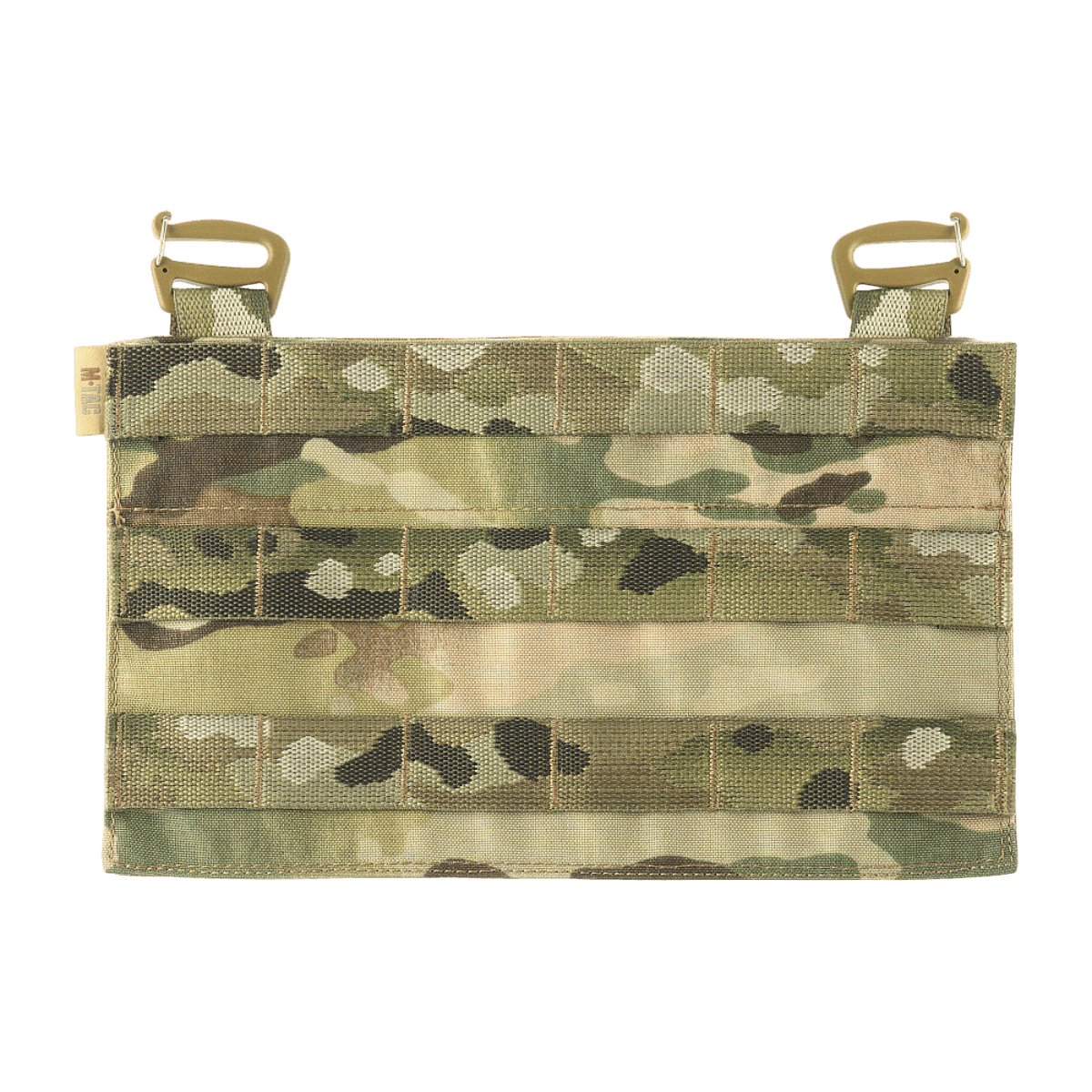 M‑Tac Front Panel Cuirass QRS, kevyt ja kestävä MOLLE-järjestelmällä, camo-kuvio, sopii sotilaskäyttöön.