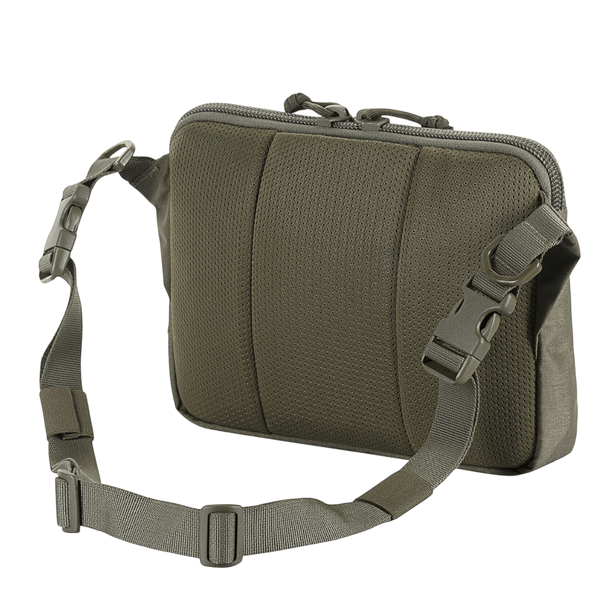 M-Tac Admin Taske Elite kestävästä Cordura-materiaalista, säädettävä olkahihna.