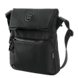 M-Tac Konvert Taske Elite mustana, Cordura-materiaalia, säädettävä olkahihna ja magneettikiinnitys.
