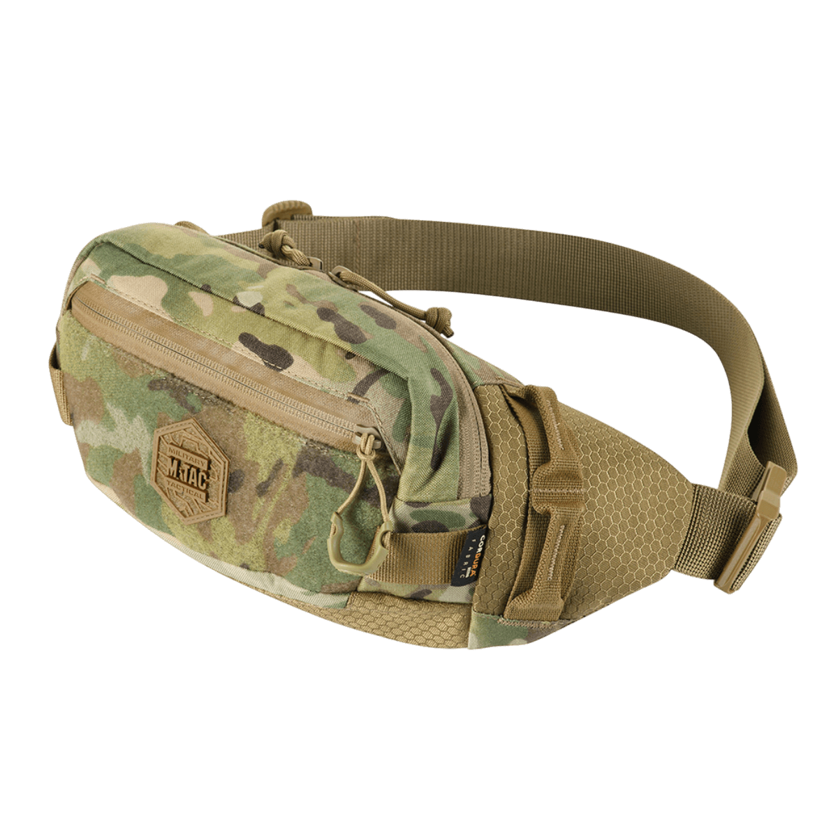 M-Tac Elite Hex -vyölaukku Cordura-kankaasta, YKK-vetoketjut ja Woojin-soljet, ihanteellinen arjen taktiseen käyttöön.