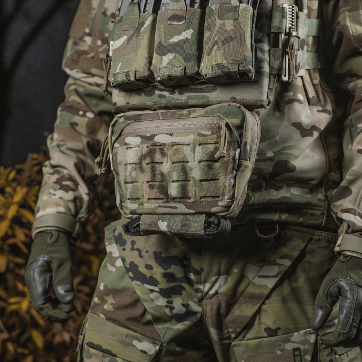 M-Tac Lomme til Tilbehør Lower Large Elite Plate Carrier, kulutusta kestävä Cordura 500D, NIJ-sertifiointi, taktinen tasku, galleria-asento 1.