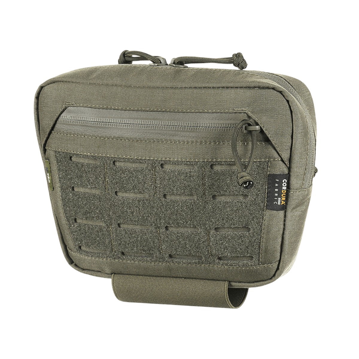 M-Tac Lomme til Tilbehør Lower Large Elite Plate Carrier kestävässä Cordura 500D -materiaalissa, NIJ-sertifiointi, näkymä galleria-asennossa 1, vihreä malli.