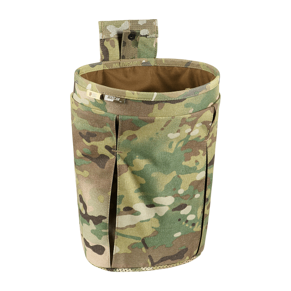 M‑Tac Magasinsæk Dump Pouch Lite Elite maastokuvioisella designilla quick-pull -lukituksella ja tyhjennysaukoilla, yhteensopiva MOLLEn ja vyönauhojen kanssa.