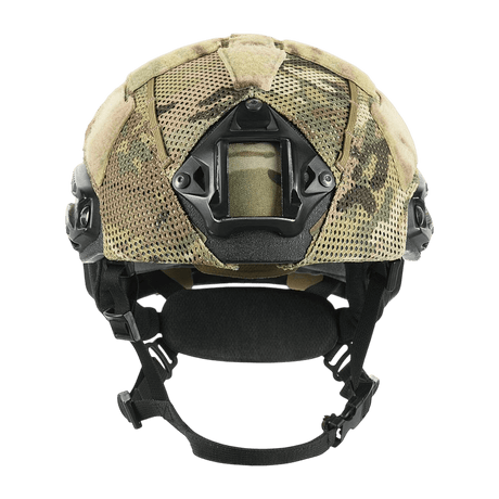 M‑Tac Hjelmcover Shroud Elite TOR-D-kypärille, maastokuvio, Cordura 500D, Velcro-paneelit ja kiinnitysremmit. Tehokas naamiointi.