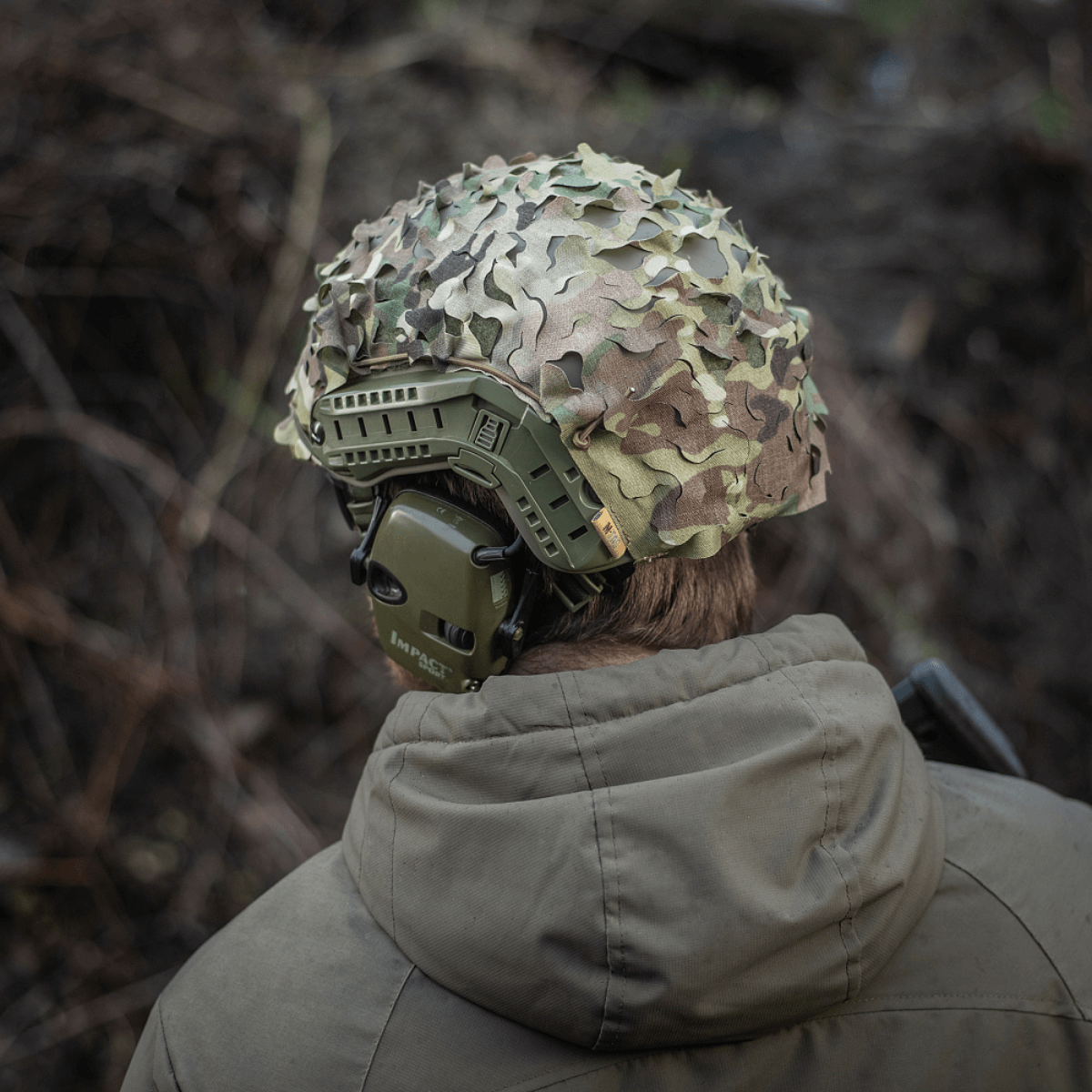 M‑Tac Vilha Hjelmcover FAST MULTICAM-kuvio, naamiointi- ja suojapeite FAST-kypärille, Cordura 500D, Velcro-kiinnitys.