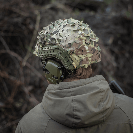 M‑Tac Vilha Hjelmcover FAST MULTICAM-kuvio, naamiointi- ja suojapeite FAST-kypärille, Cordura 500D, Velcro-kiinnitys.