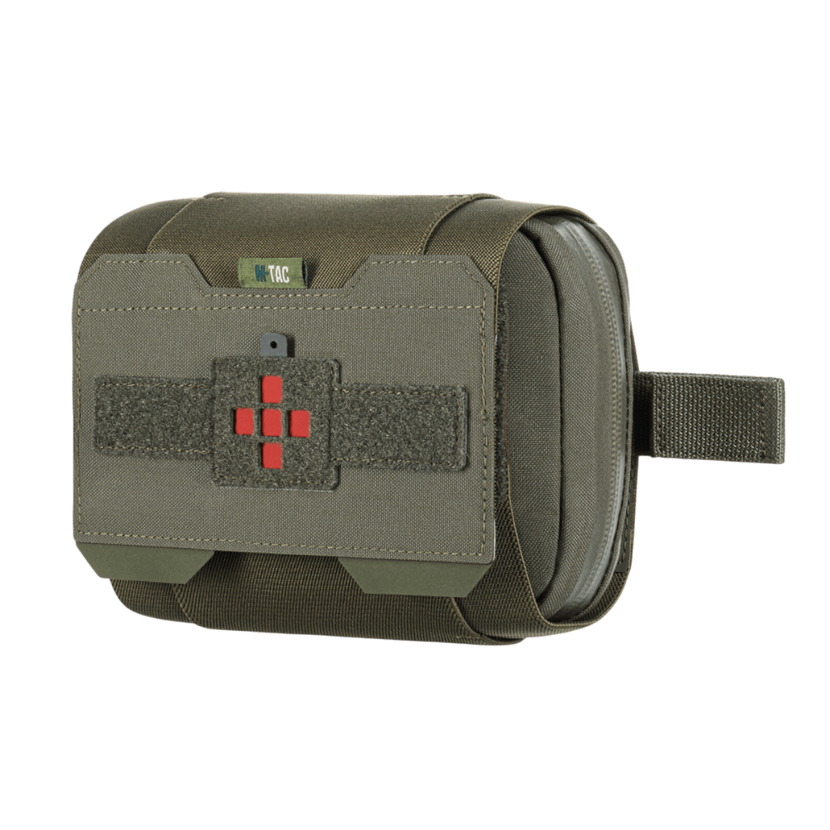 M-Tac Horisontal Medic Lomme Large Elite multicam-materiaalissa, NIJ-sertifiointi, galleria-asento 1, suljettu ensiaputasku taktillisella designilla.