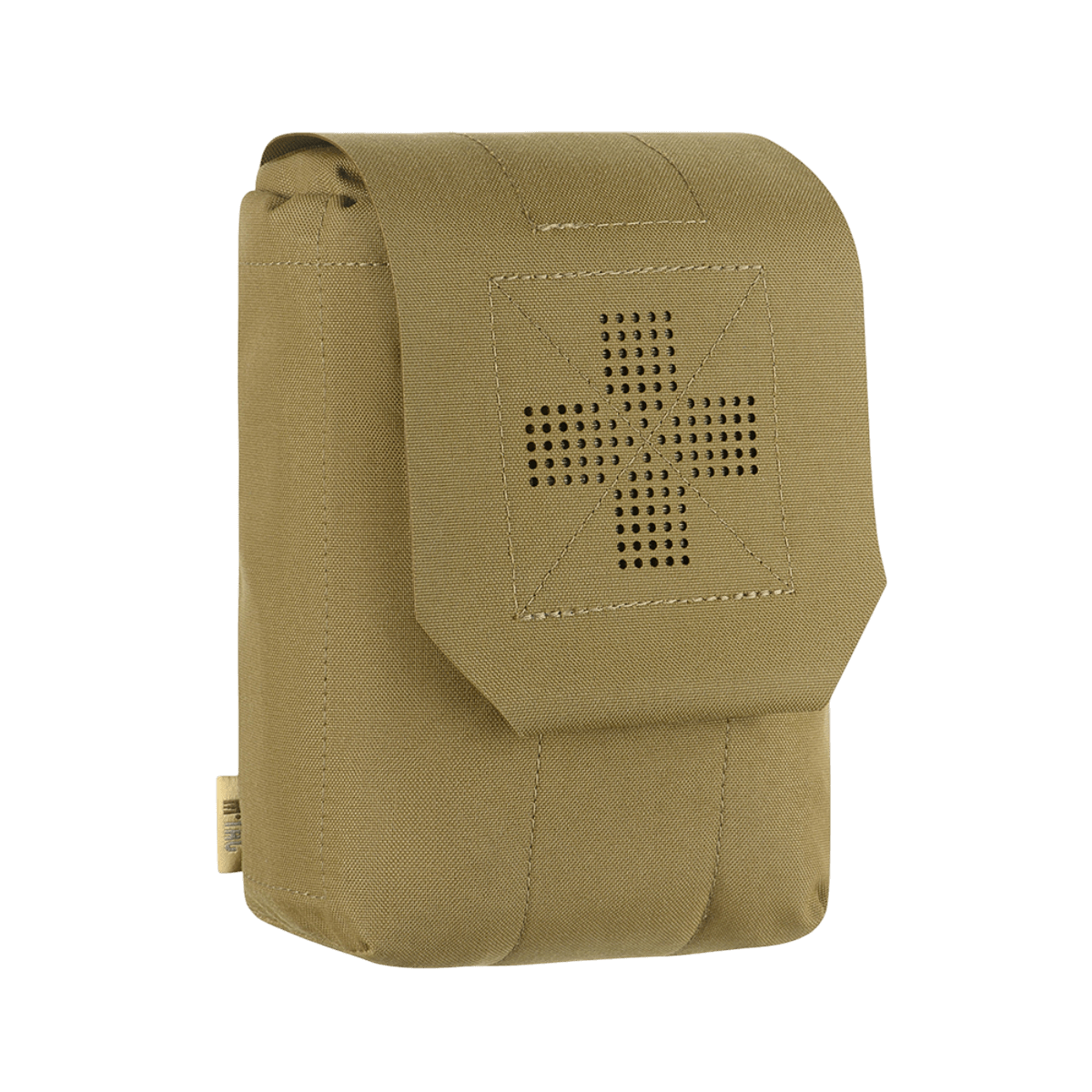 M‑Tac Medic Pouch Vertical Large Elite kestävästä Cordura 500D -materiaalista ja MOLLE‑liitännällä lääkkeiden säilytykseen suunniteltu.