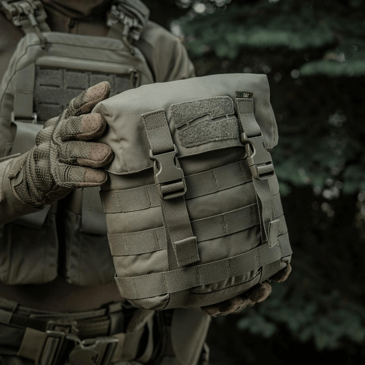 M-Tac Sukharka Gen.3 Pouch on Cordura 500D kenttätasku MOLLE-interfacella, sopii sotilaskäyttöön ja ulkoilmaan.