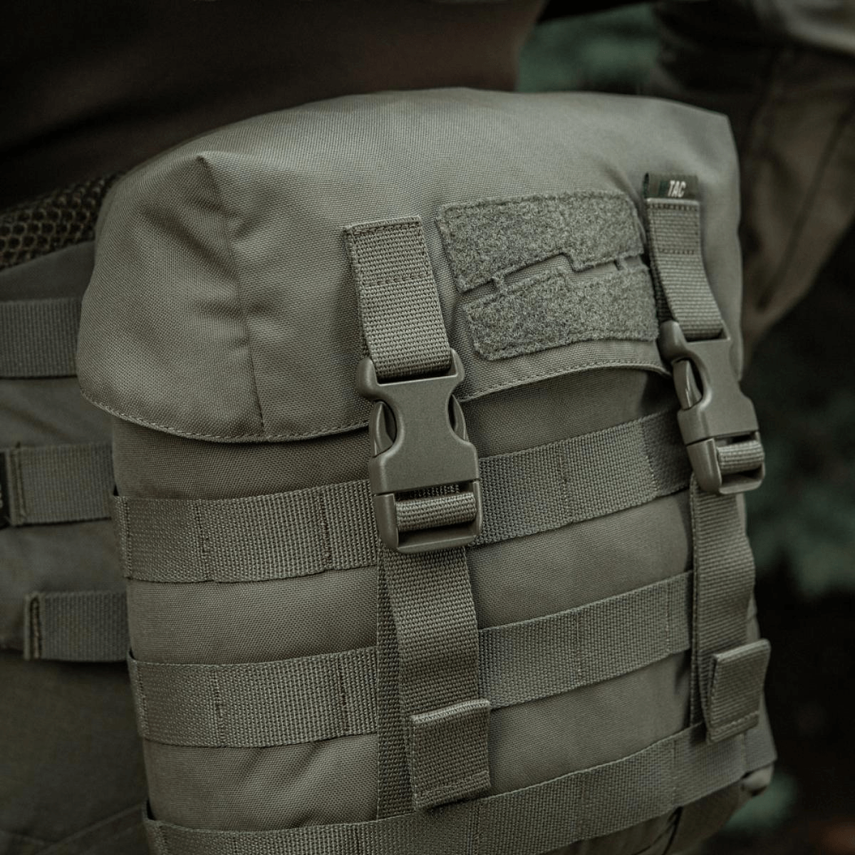 M-Tac Sukharka Gen.3 Pouch Cordura 500D:llä, MOLLE-interface ja fastex-lukko, sopii retkeilyyn tai sotilaskäyttöön.