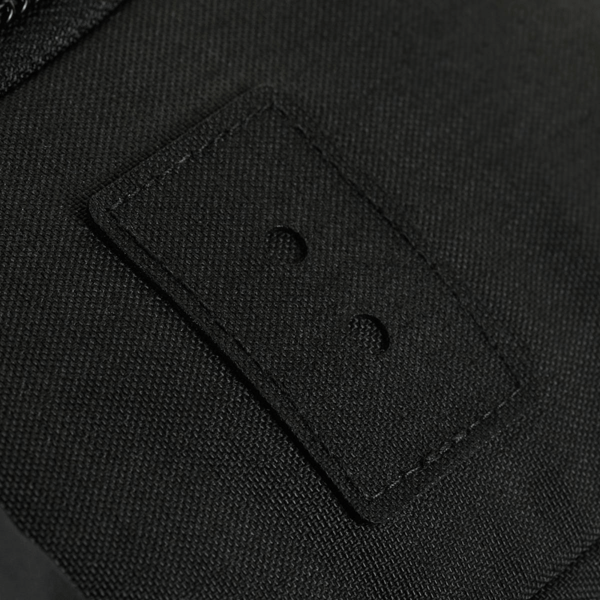 Lähikuva M-Tac STURM Elite -repusta Cordura-materiaalilla ja yksityiskohtaisella ompeleella.