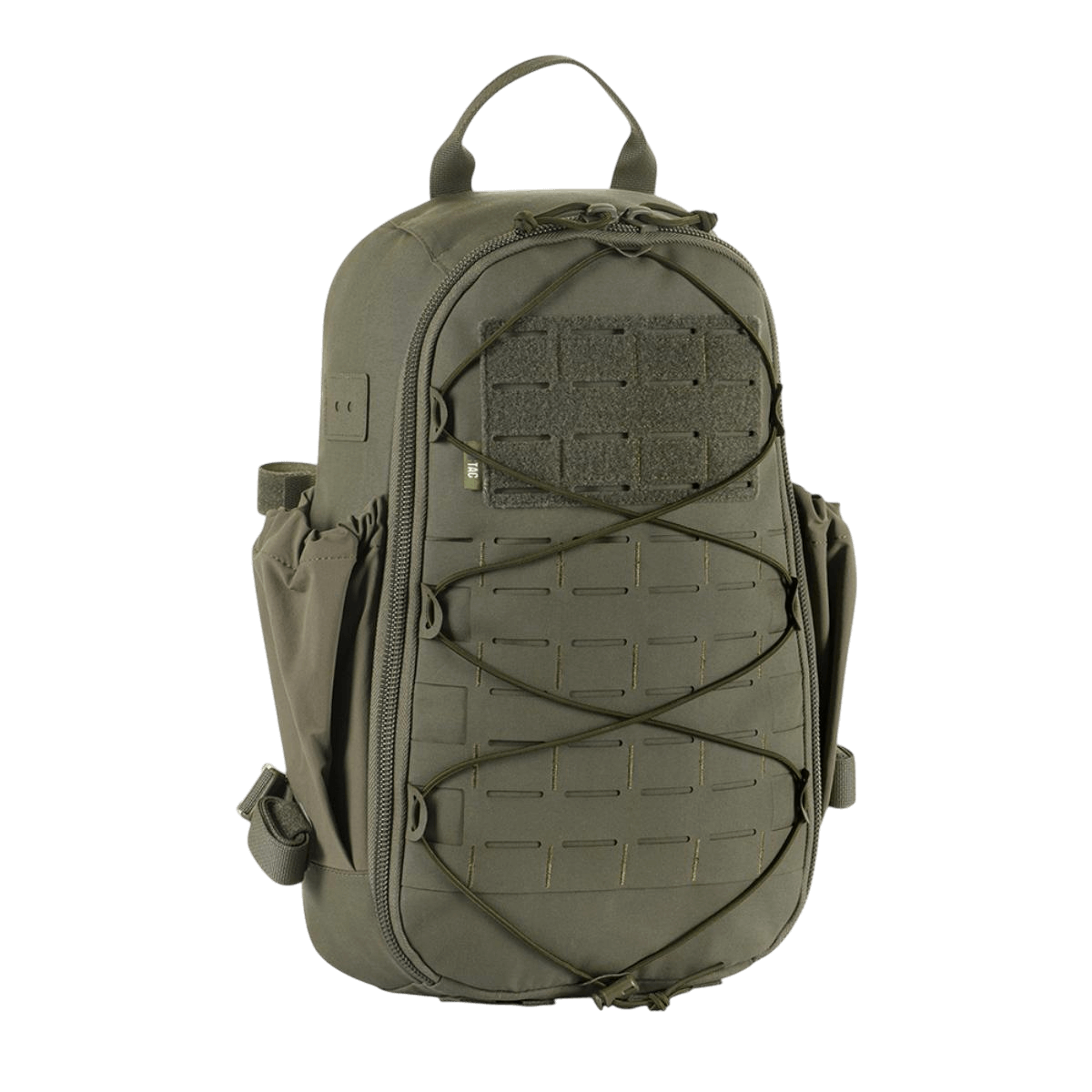 M-Tac STURM Elite -reppu Cordurasta, laserleikattu MOLLE-etupaneeli, 15 l tilavuus taktiseen käyttöön ja lyhytaikaisiin kenttäoloihin.