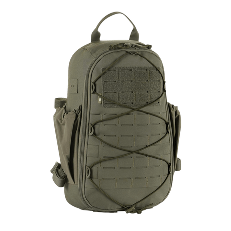 M-Tac STURM Elite -reppu Cordurasta, laserleikattu MOLLE-etupaneeli, 15 l tilavuus taktiseen käyttöön ja lyhytaikaisiin kenttäoloihin.