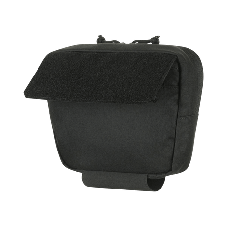 M-Tac Large Elite Gen.II -olkalaukku, musta Cordura 500D, etu-Velcro-paneeli taktiseen käyttöön ja varusteiden säilytykseen.