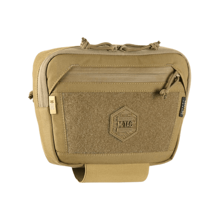 M-Tac Large Elite Gen.II -olkalaukku robuustista Cordura 500D -materiaalista, YKK-vetoketjut ja Velcro-paneeli taktiseen käyttöön.