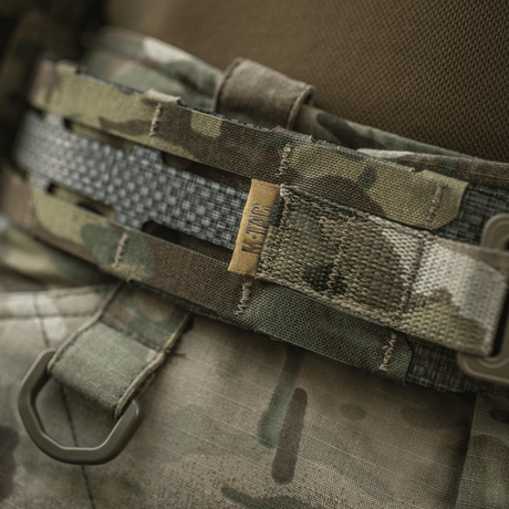 M-Tac Tiger Bælte Cobra Buckle multicam modulaarisella vyöjärjestelmällä ja kestävästä materiaalista, suunniteltu taktisten varusteiden kiinnitykseen, galleria-asema 1.