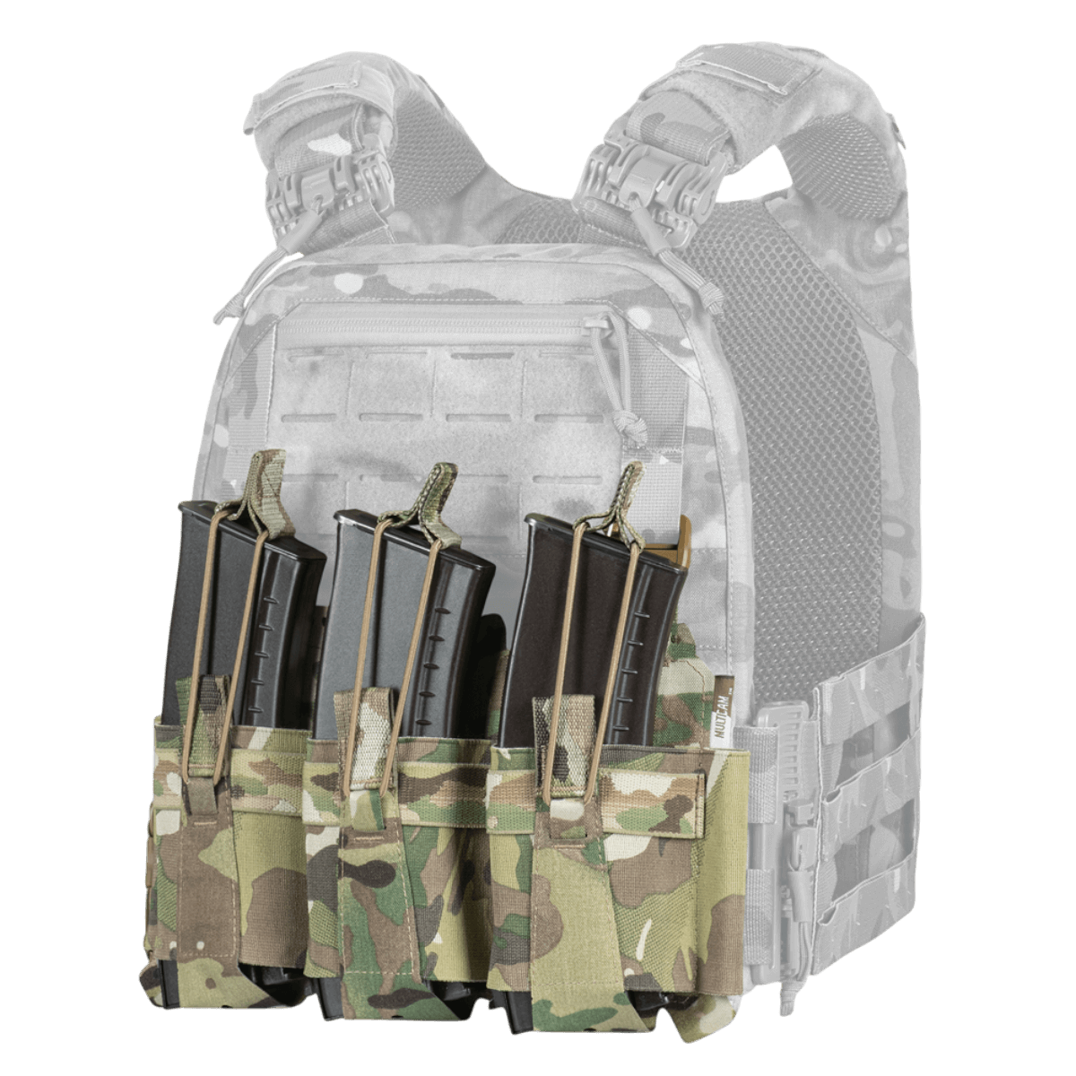 M-Tac etupaneeli Cuirass QRS Plate Carrier 3 lipasta elastisesta maastokuvioisesta materiaalista, NIJ-sertifiointi, galleria-asema 1.