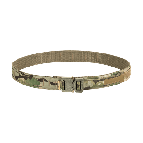 M-Tac Cobra Buckle taktinen vyö Laser Cut camokuvioinnilla, sopii sotilas- ja poliisivarusteisiin.