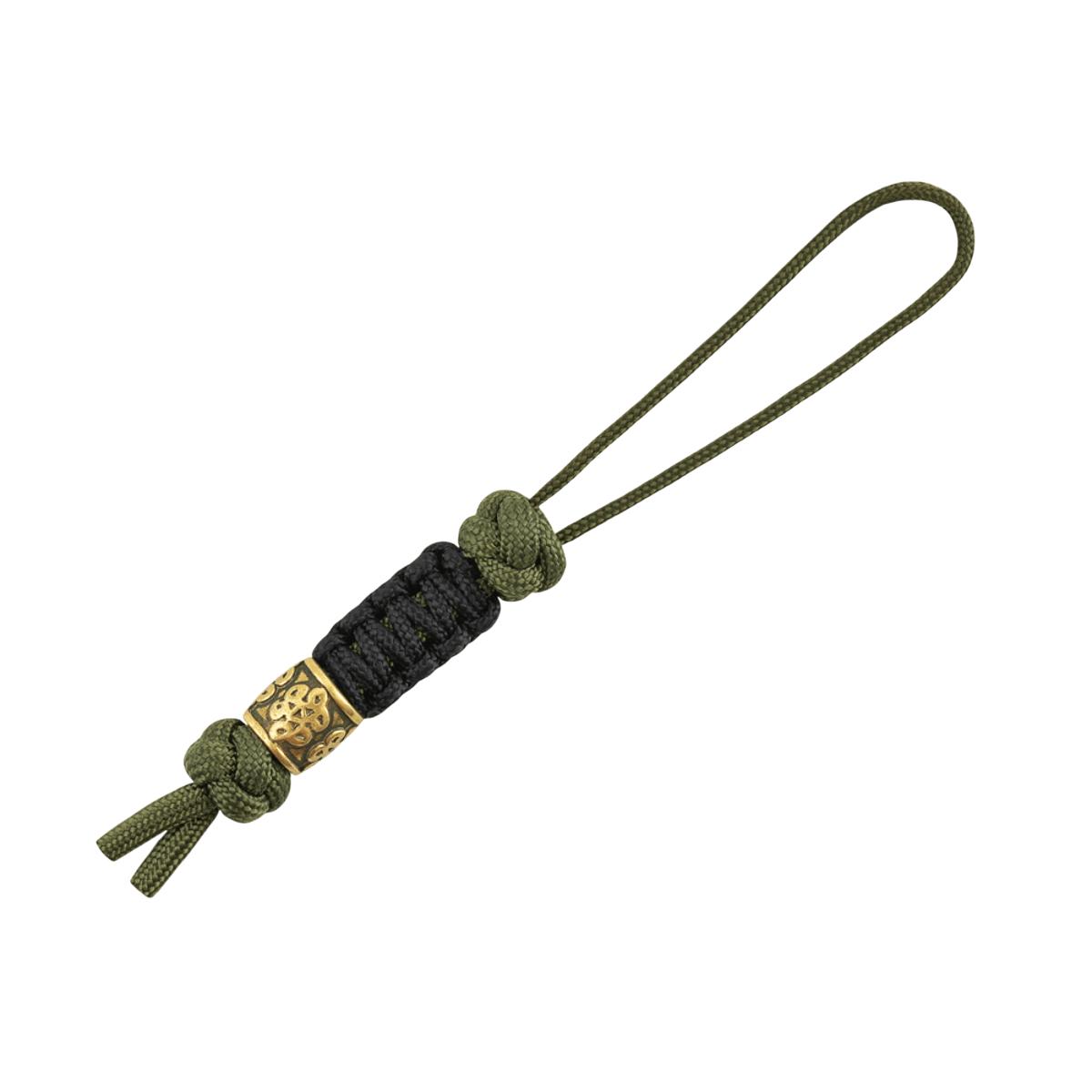 M-Tac Lanyard Scandinavian Small Chinese Knot, kierretty paracord ja skandinaavinen helmi, veitsille ja varusteille. Tyylikäs lisävaruste.
