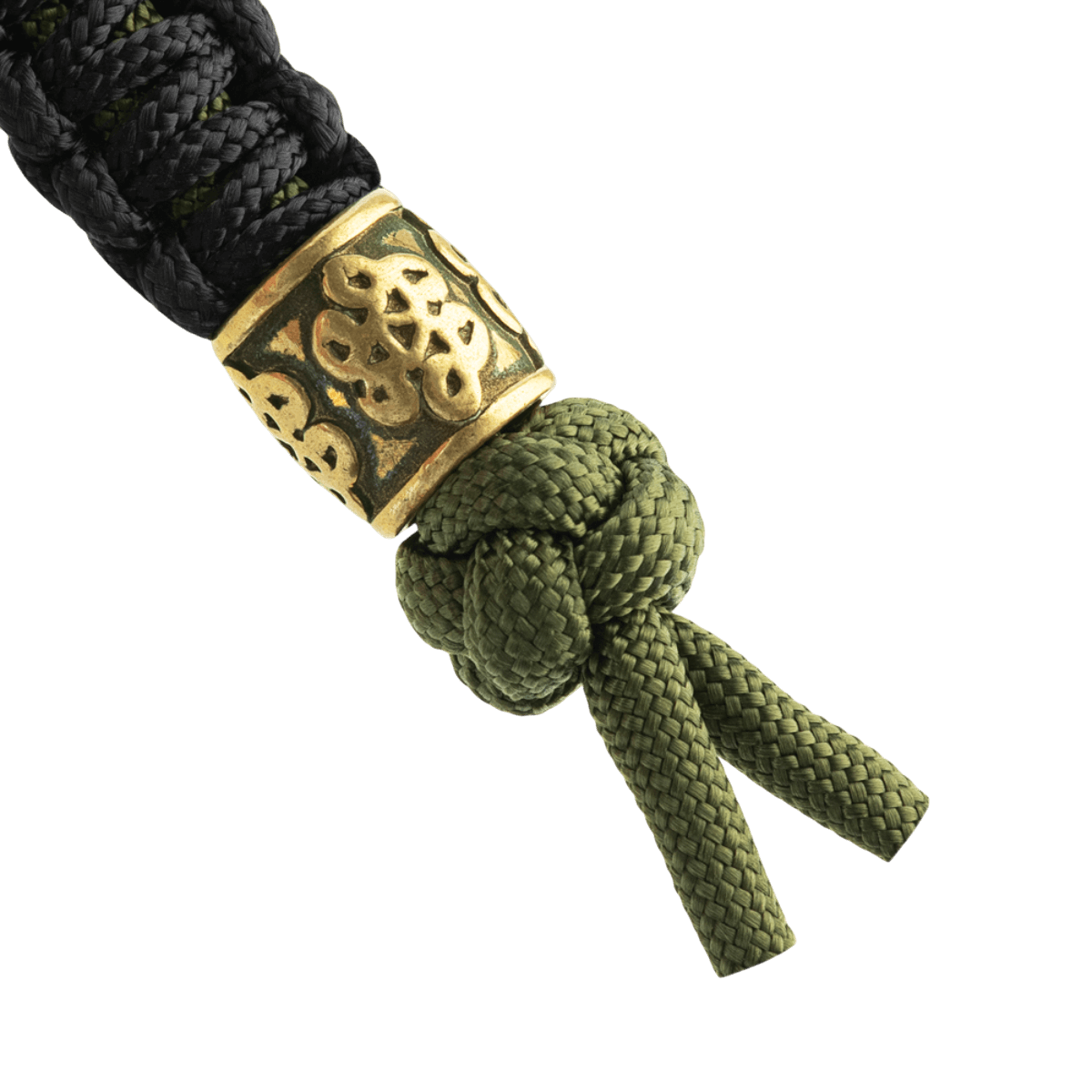 M-Tac Lanyard Scandinavian Small Chinese Knot skandinaavisilla kuvioilla ja kierretyllä paracordilla, ihanteellinen veitsille ja taskulampuille.