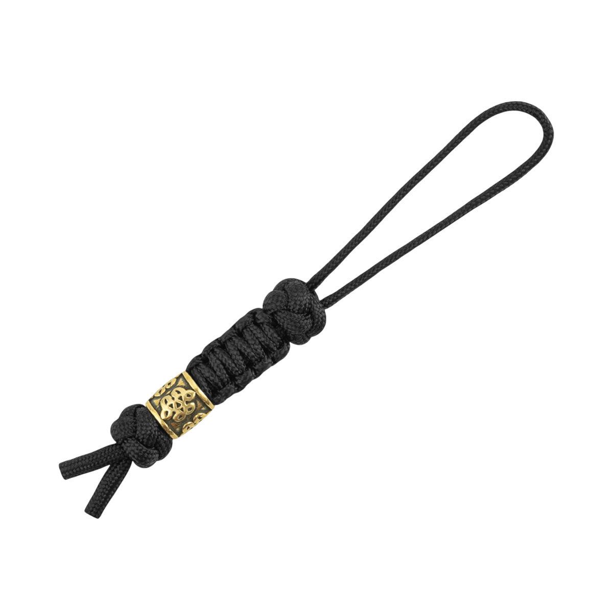 M-Tac Lanyard Scandinavian Small Chinese Knot skandinaavisella helmellä, valmistettu kierretystä paracordista, tyylikäs lisävaruste veitsille ja taskulampuille.